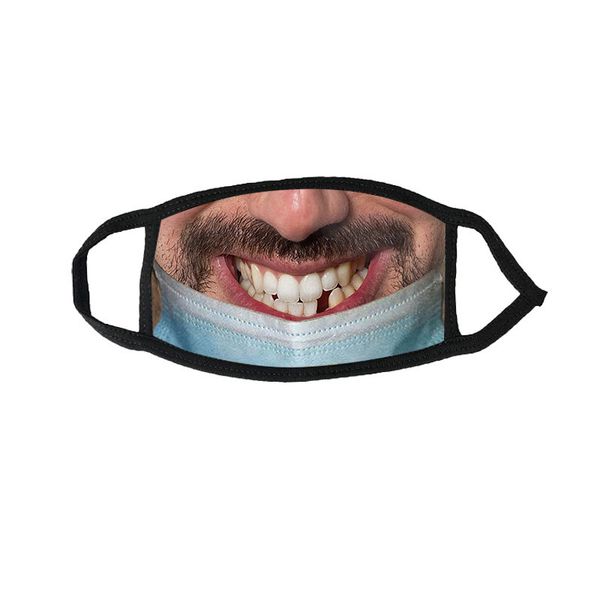 

exprsion funny mask dustproof cotton prank printed