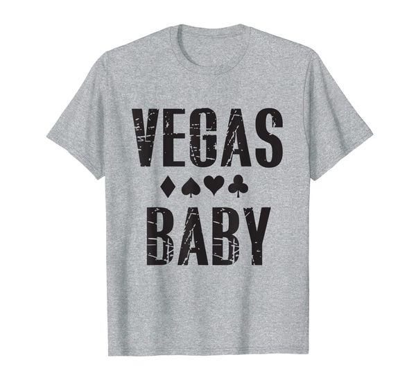 

las vegas baby - novelty souvenir vacation t shirt, White;black