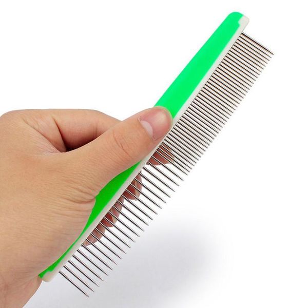 

pet comb professional steel grooming cleaning hair trimmer brush dog cat