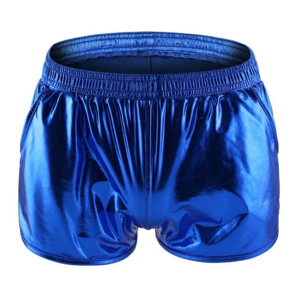 

underpants trendy men short boxer briefs elastic waist loose pure color loose-fitting, Black;white
