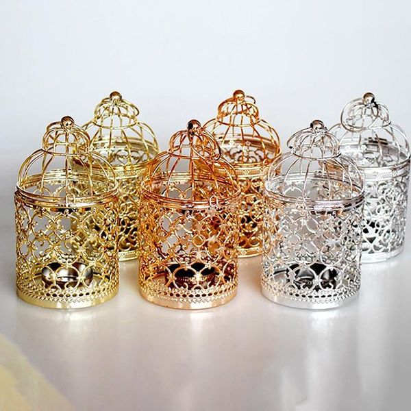

candle holders golden hollow metal pattern cylinder holder wedding centerpieces decorative iron candlestick lantern decor crafts