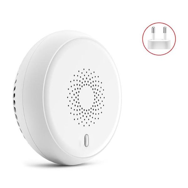 

smart home control gas leak detector eu plug alert alarm system sensor work 25ua
