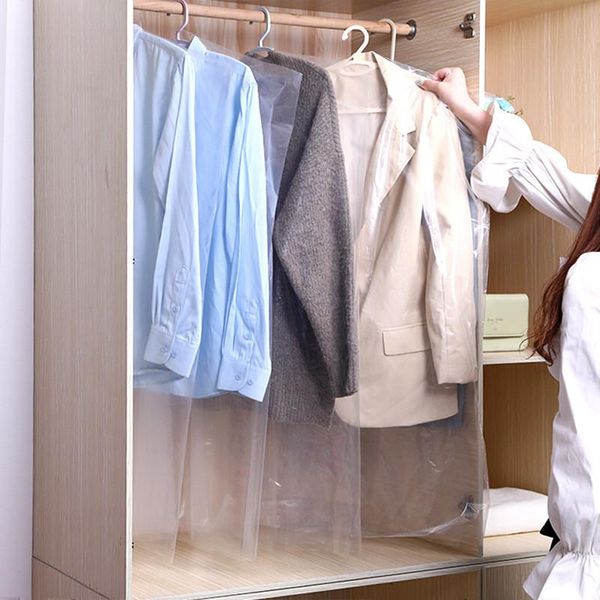 

clothing & wardrobe storage 20 pcs/lot multiple size hanging clothes dust coverclothes cover adult/child transparent plastic bag