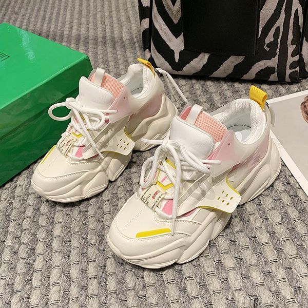 

sneakers women 2021 designer platform shoes female fashion thick bottom ladies trainers basket femme chunky sneakers woman shoes