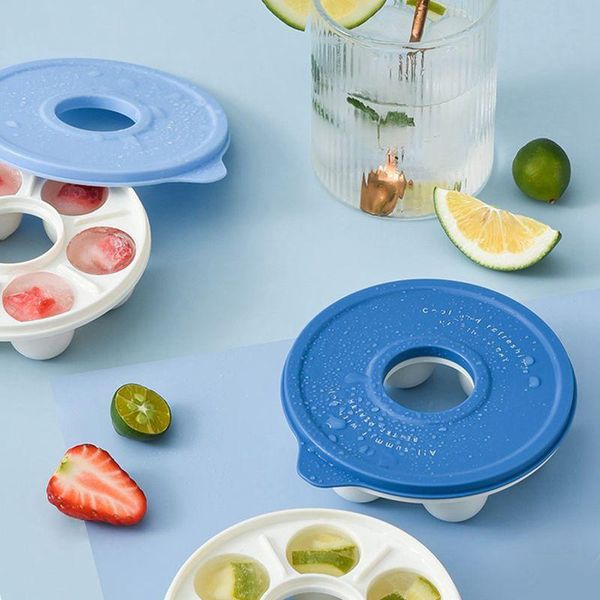 

3pcs homemade diy ice grid quick er home personalized box small with cover for cube mould set #b baking moulds