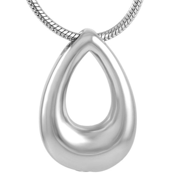 

pendant necklaces cremation ashes jewelry necklace light-shaped elliptical the screw hole opens to put a small amount of, Silver