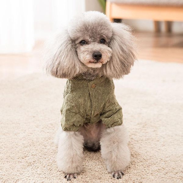 

dog apparel autumn and winter retro styles pet clothing comfortables warm thickened lamp core jacket-breed dogs cotton-padded clos