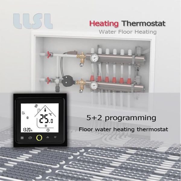 

smart home control 24vac underfloor thermostat heating room for water floor