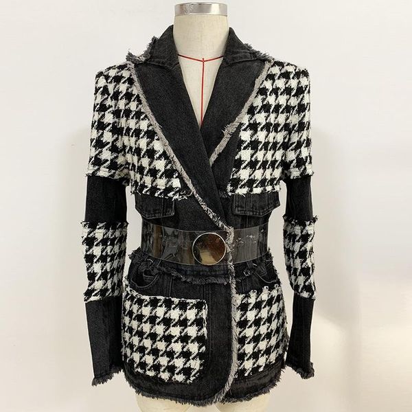 

women's suits & blazers winter fashion coat, White;black