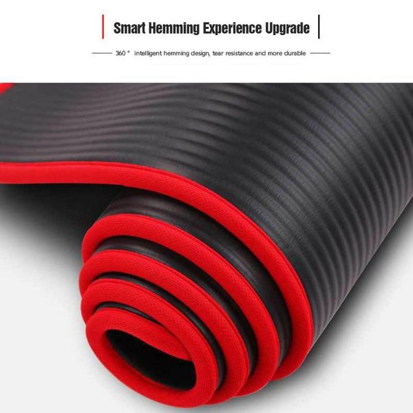 

yoga mats body line 183 * 61 1cm non-slip mat nbr durable fitness elasticity universal outdoor aerobics hemming