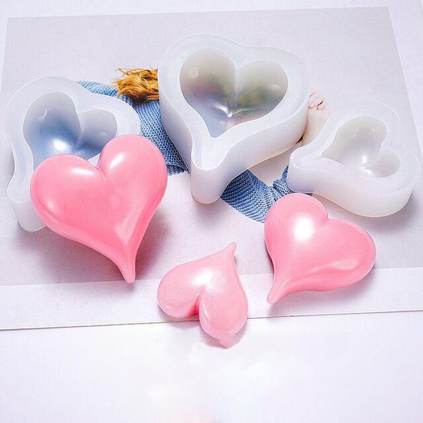 

craft tools love heart silicone resin mold crystal cake molds handmade diy soap for making art supplies tool