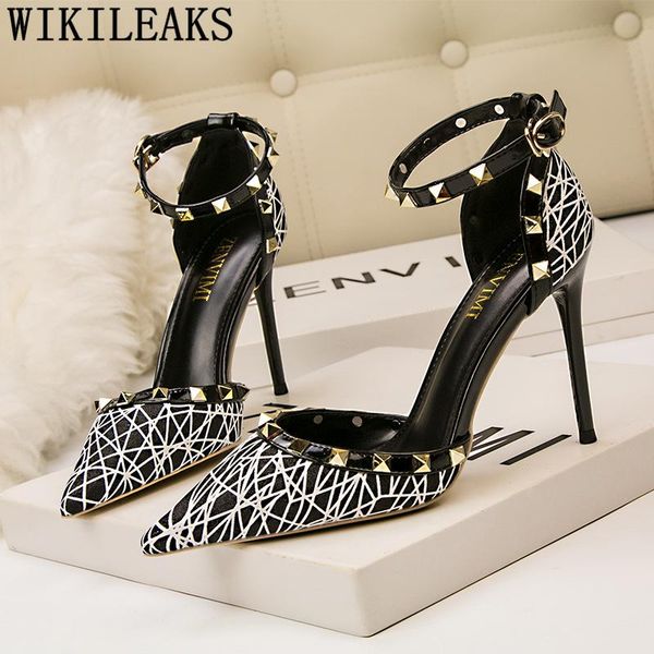 

dress shoes party women gold heels mary jane woman elegant ladies designer glitter stilleto high zapatos, Black
