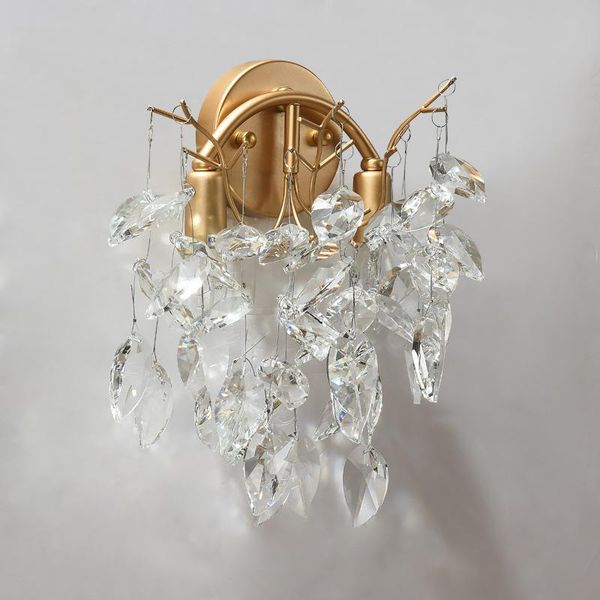

wall lamp crystal lights modern sconce lamps bedroom bathroom living room bedside dining home decorative light