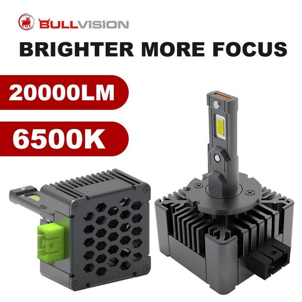 

car headlights led lamp d4s ice bulb d3s 6000k d5s headlight 20000lm d8s light for d1s fighter auto 12v d2s motorcycle fog bullvision