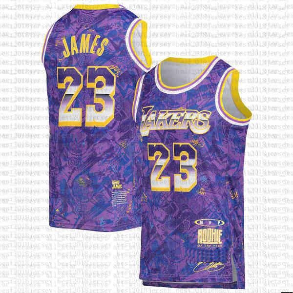 

allen 3 iverson lebron 23 james basketball jersey mvp purple select series philadelphia 76er los angeles lakers kobe 24&, Black;red
