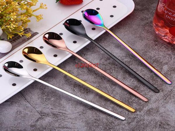 

spoons creative round head ice scoop 304 stainless steel dessert coffee