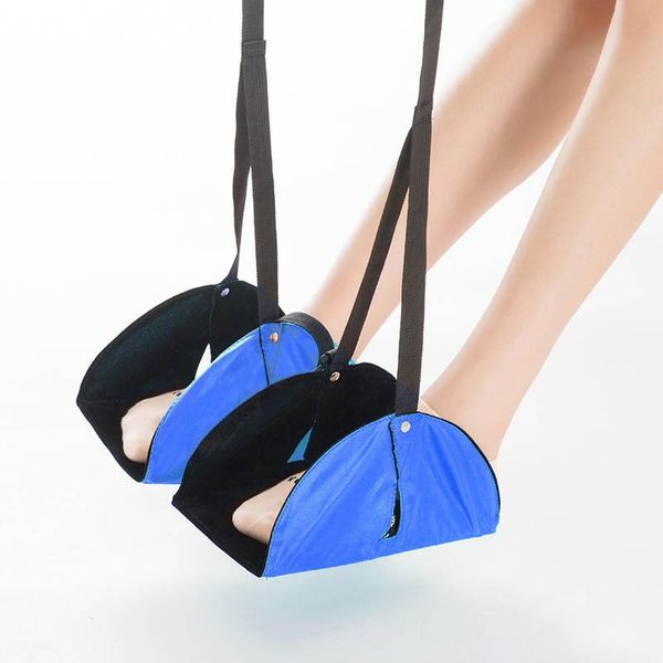 

pillow outdoor portable footrest polyester flight foot rest pillows travel airplane leg hammock relieve feet swelling