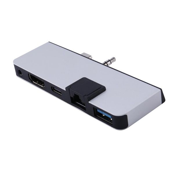 

docking station, light and portable multifunctional video, data transmission adapter for surface go 1/2 stations