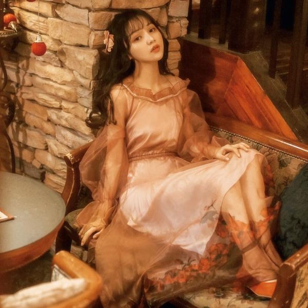 

casual dresses 2021 fashion women's spring printed dress, Black;gray