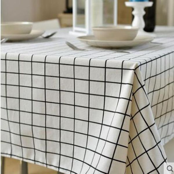 

cotton and linen fresh tablecloth, nordic art desk, simple modern home rectangular tablecloth table cloth
