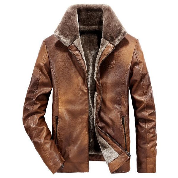 

men's fur & faux designers mens leather jacket black men men's s masculina clothes coats t4fr