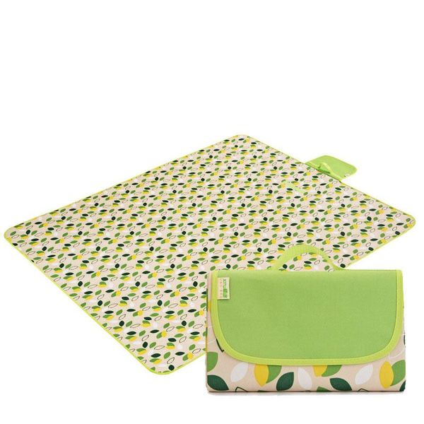 

oxford cloth thicken waterproof foldable outdoor camping mat widen picnic beach blanket baby multiplayermat machine washable pads
