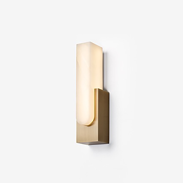 

simple marble living room background wall lamp corridor model bedroom bedside