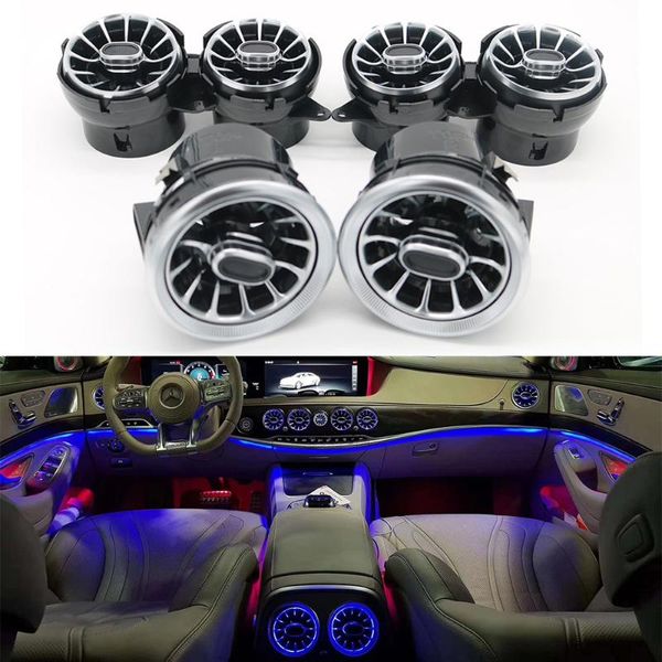 

interior&external lights 3d tweeter turbo air vent conditioning modification 7/64 color led ambient light for - s-class w222
