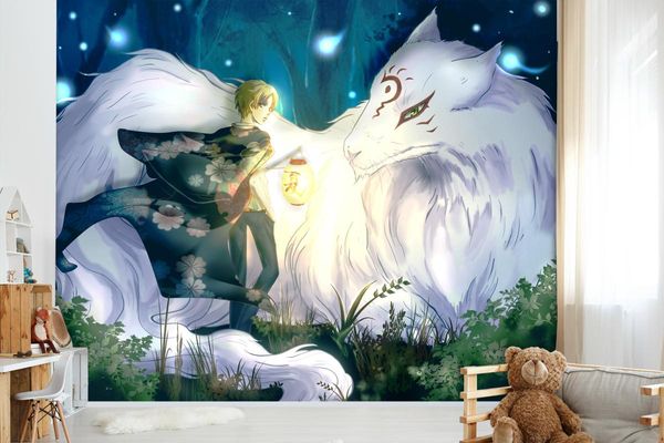 

wallpapers [self-adhesive] 3d natsume 374673 japan anime wall paper mural print decal murals