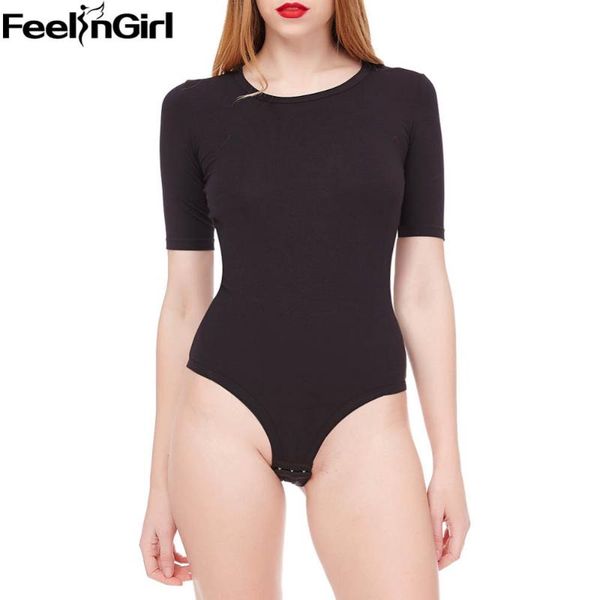 

women's jumpsuits & rompers mass21 bodysuits jumpsuit romper 2021 basic casual women overall bodycon half-sleeve v-neck autumn bodysuit, Black;white