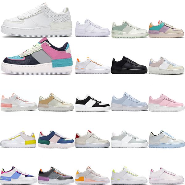 

2021 white atomic pink shadow running shoes mens womens triple black pale ivory Pistachio Frost total orange Spruce Aura volts ombre hydrogen blue sneakers, White pink 36-40