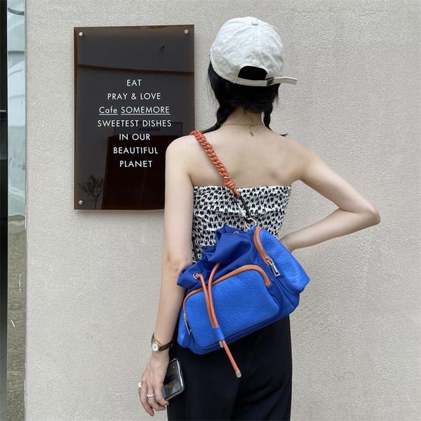 

shoulder bags women novelty pu leather black blue bucket bag for female summer design crossbody