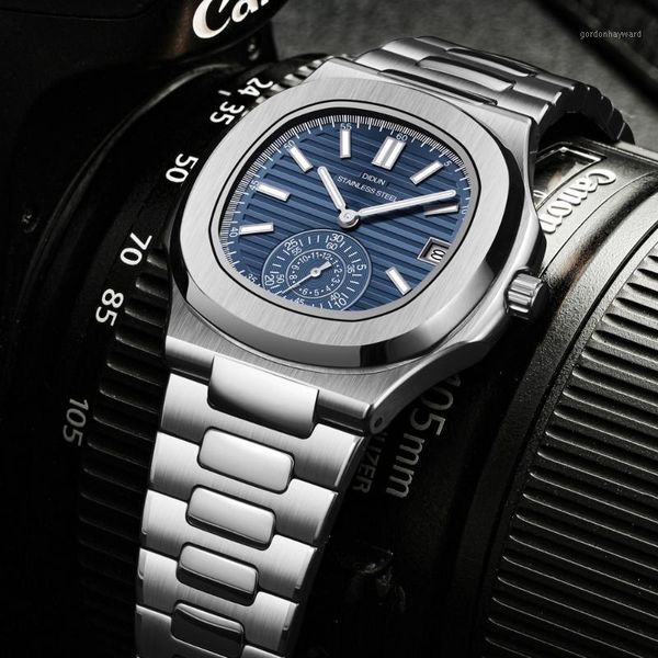 

brand men sports quartz watch luxury waterproof wristwatch fashion casual relogio masculino wristwatches, Slivery;brown