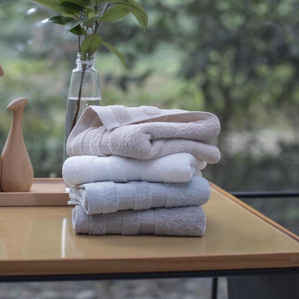 

skin friendly soft towel pure cotton household face wash washcloth water absorption no hair off plain color facecloth