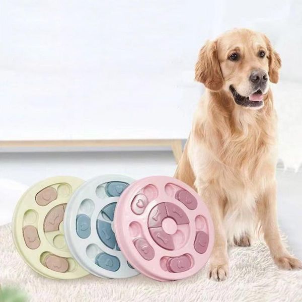 

dog bowls & feeders interactive toys pet training puzzle toy bowl leaking reward board funny slow eat biting