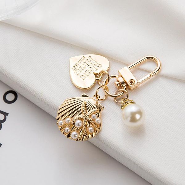 

keychains kzdstyle letter peach heart protective cover golden creative car pendant metal keychain key chain accessories cute, Silver