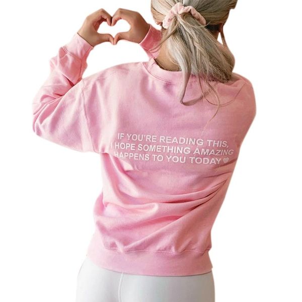 

women's hoodies & sweatshirts women sweatshirt solid pullovers sports autumn winter letter print long sleeves clothign casual, Black