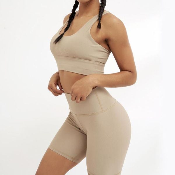 

yoga outfit seamless set women workout sportswear gym clothing high waist leggings+sports bra crop fitness sports suit
