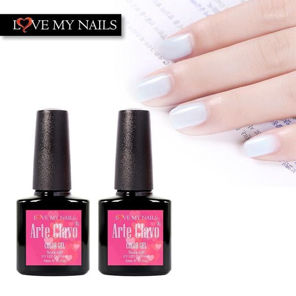 

quality nail polish 10ml arte clavo choose 1 color gel soak off uv lacquer uv1, Red;pink