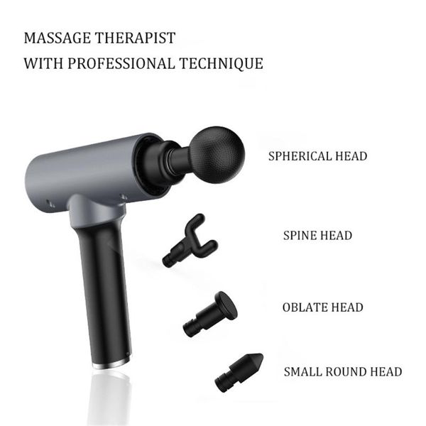 

massage gun electric muscle neck massager handheld vibration fascia body relaxation pain relief slimming shaping