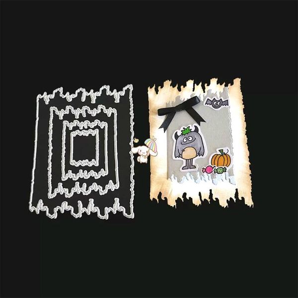 

painting supplies deguang background frame series metal cutting die diy scrapbook 3d creative manual greeting card making tear figure 2021