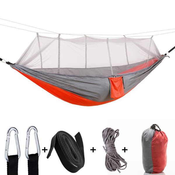 

tents and shelters fonoun camping hammock with mosquito net tent nylon for 2 persons breathable 260x140cm ultra light fnt663