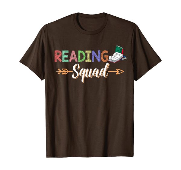 

Reading Squad Librarian Teacher Student Book Lovers Tshirts T-Shirt, Mainly pictures