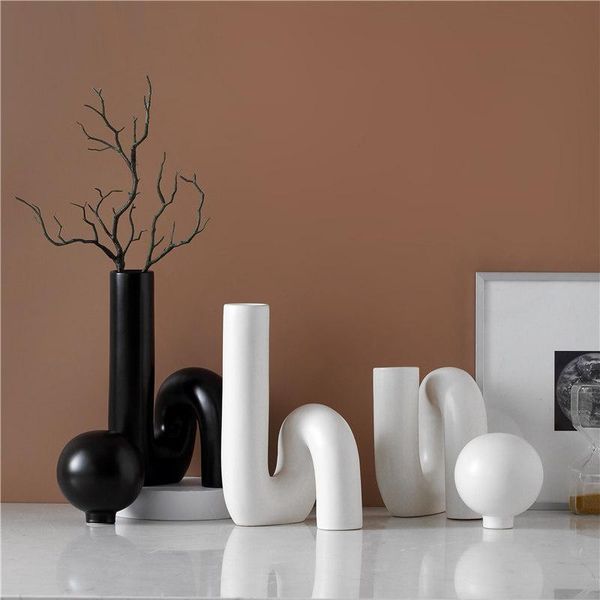 

decorative objects & figurines nordic ceramics abstract art crafts sculpture decoration living room bedroom tv cabinet elbow home decor orna