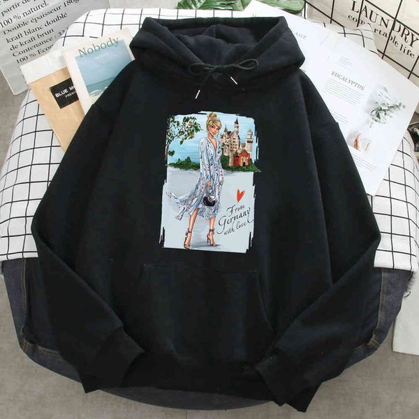 

men's animated hoodie, love mark, pocket, punk style, harajuku, hip hop, gery, Black