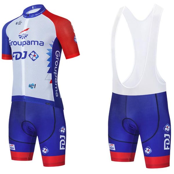 

team fdj cycling jersey 20d sportswear bike short set mtb ropa ciclismo men sleeve bicycle shirt maillot clothing racing sets, Black;blue