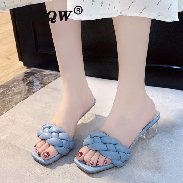 

summer flat with twist fashion women slippers comfort outside slides black blue casual shoes large size
