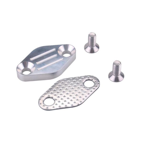 

manifold & parts metal l s lq4 egr tube exhaust block off plate delete for ls truck manifolds #1103