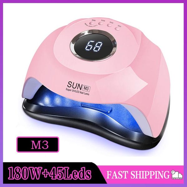 

180w/168w/6w uv led lamp quick-dry 54/45/3 nail auto sensor dryer professional for drying nails dryers