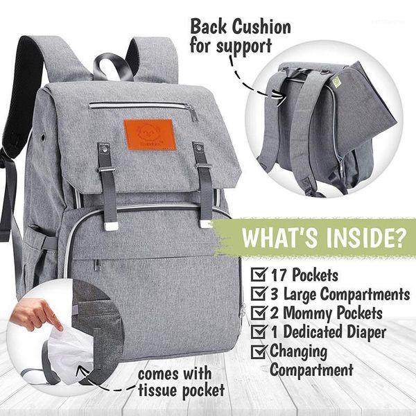 

diaper bags 2021 est multifunctional mommy bag fashionable waterproof backpack baby1